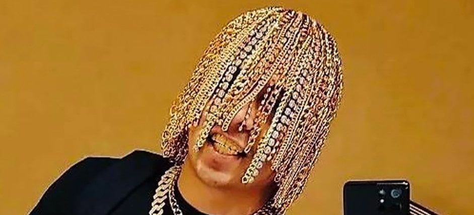 Gold Placed in Rappers Hair